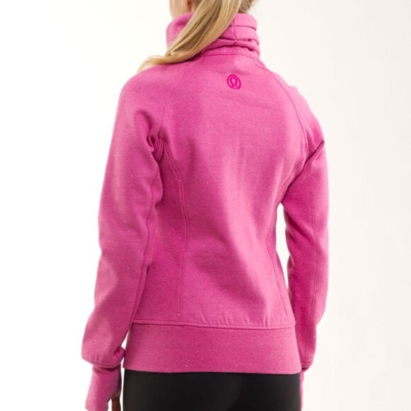 SZ 6 Lululemon Cuddle Up Jacket in Paris Pink *Sparkle* - Picture 8 of 10